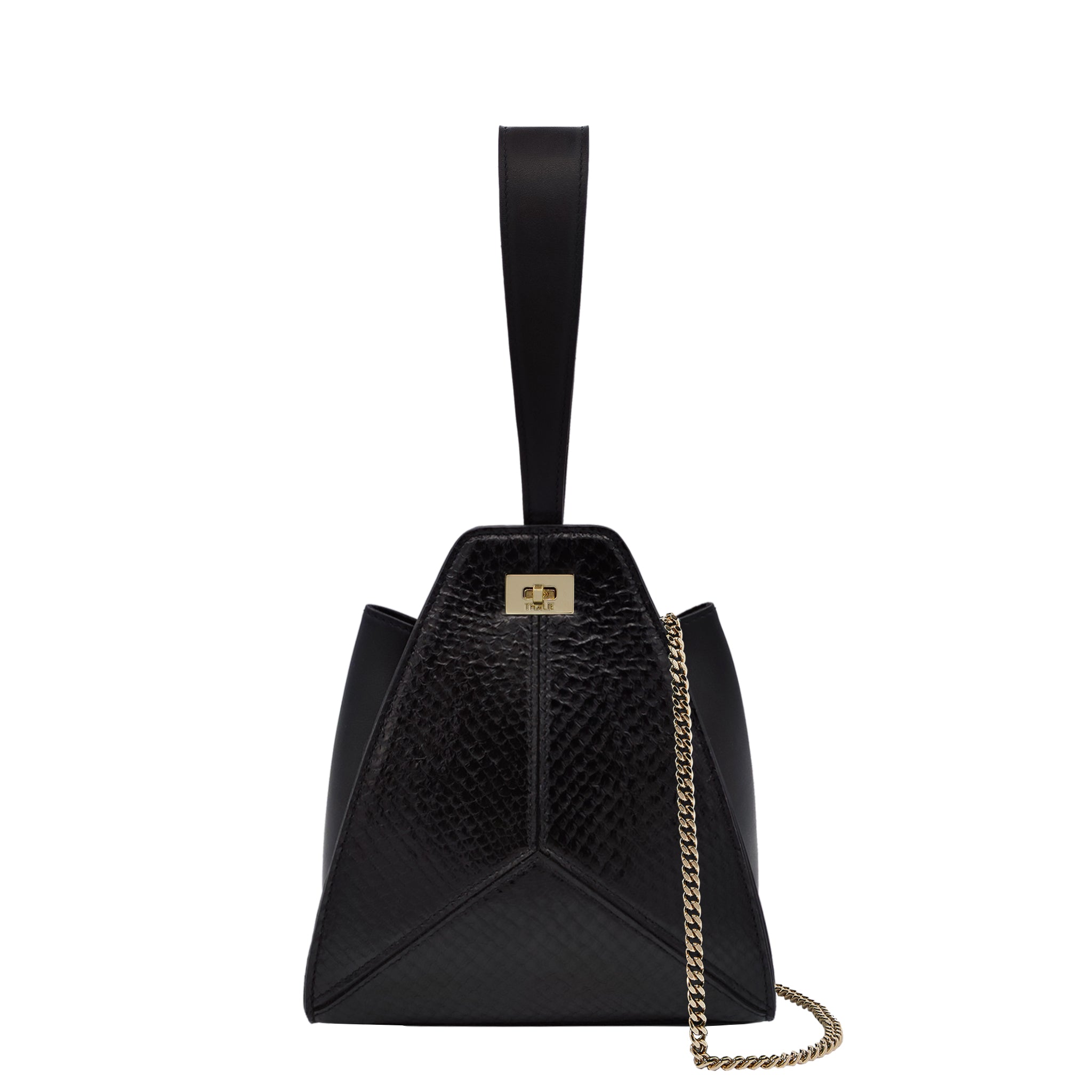 Crossbody bag Livia in black - Thalie Paris