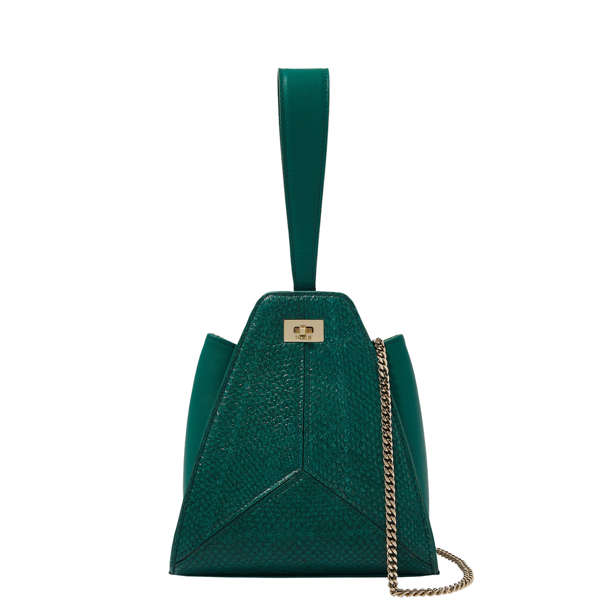 Handbag Livia in green - Thalie Paris