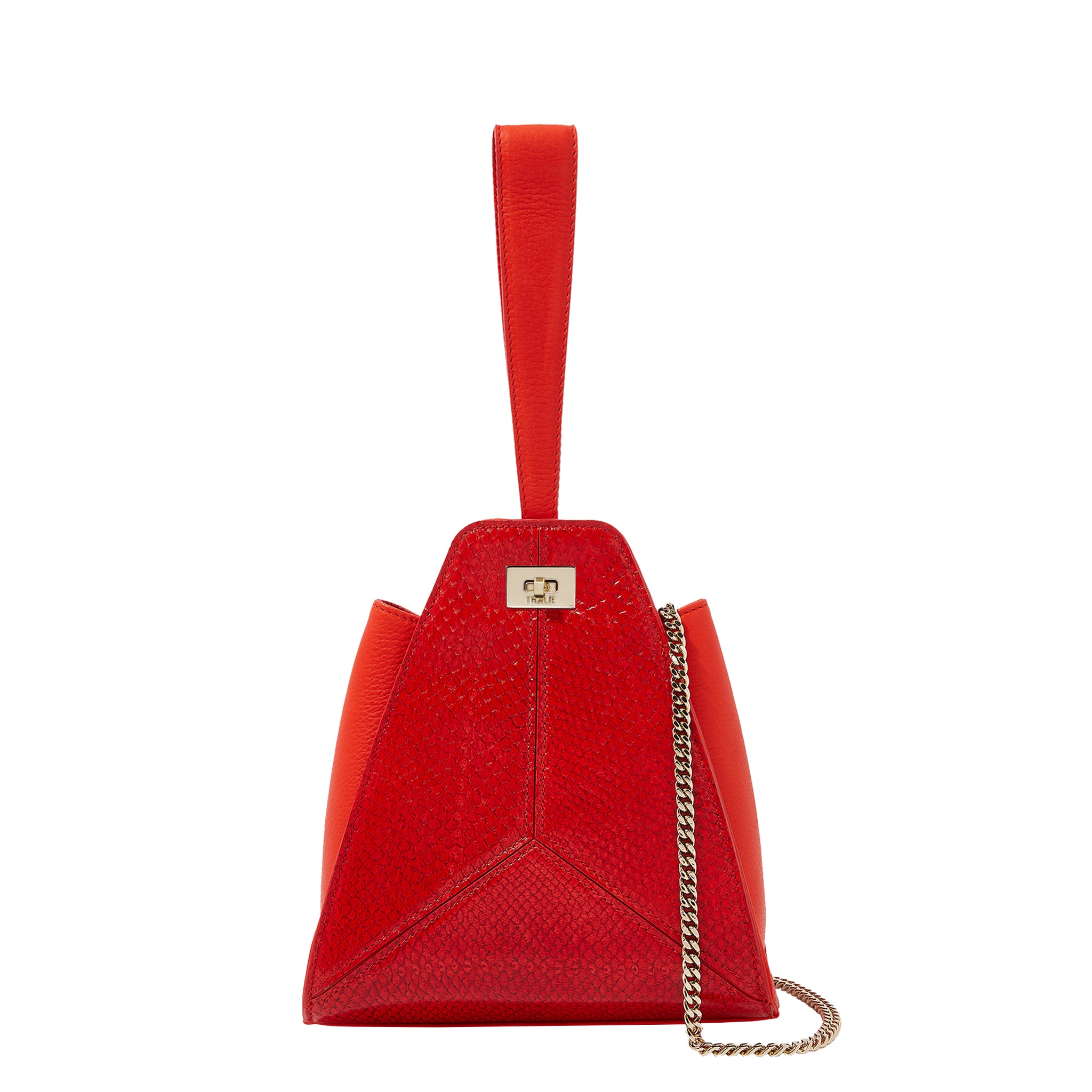 Handbag Livia in red - Thalie Paris