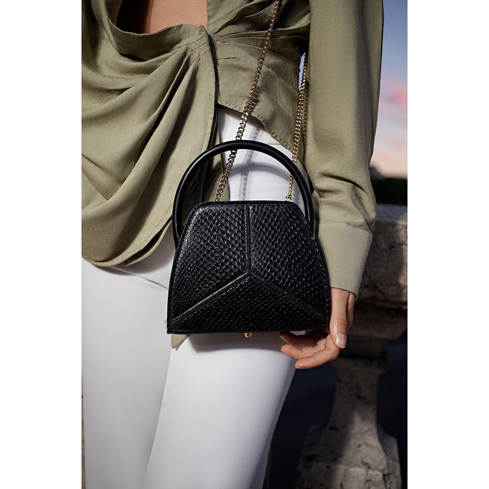 Cleo top handle - Thalie Paris