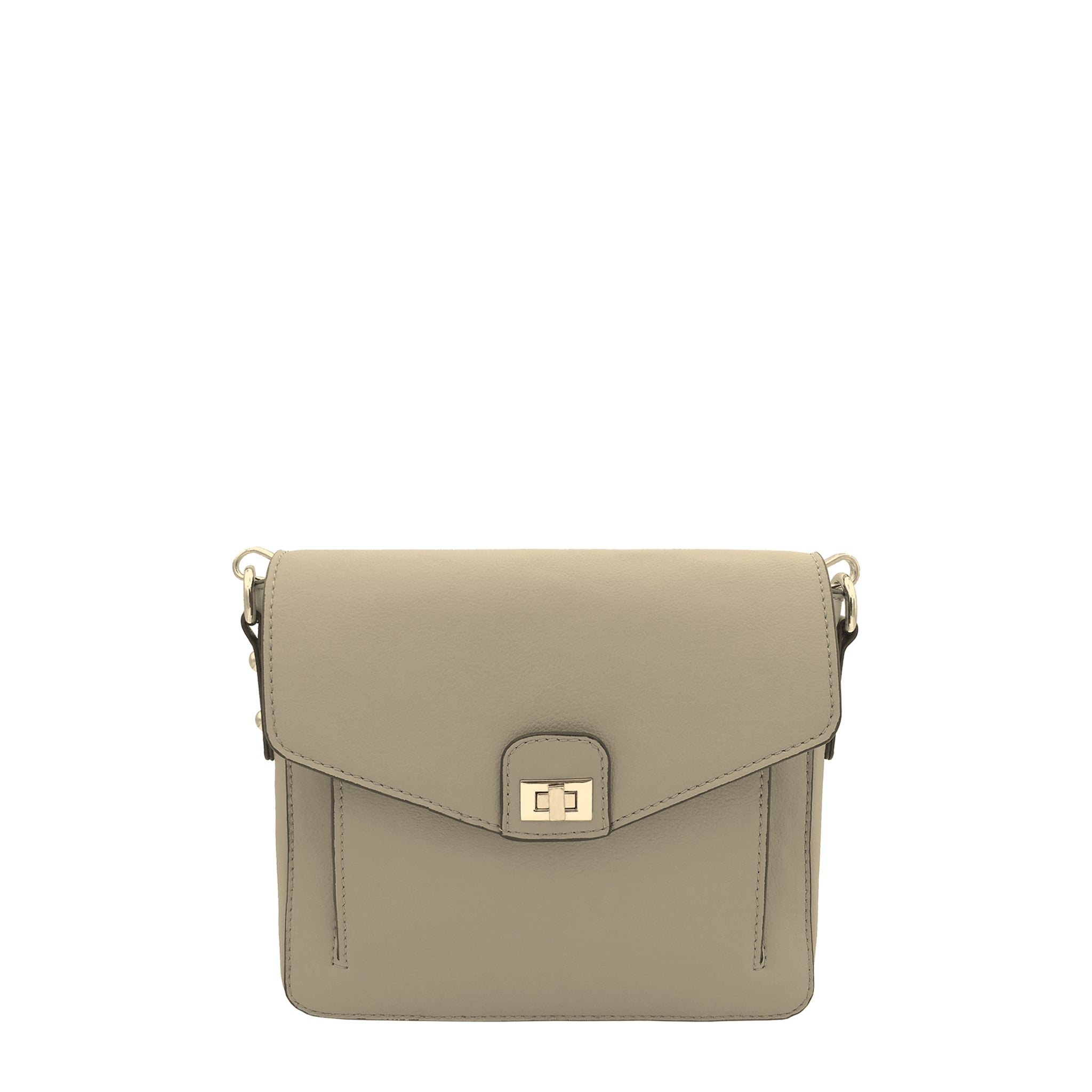 Faustine crossbody bag in beige, crafted from eco-friendly cactus material by Thalie Paris.